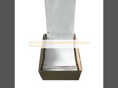 एलडीपीई एचडीपीई छिद्रित फैनफोल्डेड पॉली प्लास्टिक बैग पहले से खुला प्रकार