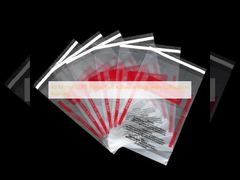 40 माइक्रोन एलडीपीई प्लास्टिक सेल्फ एडहेसिव बैग्स विद सफोकेशन वार्निंग